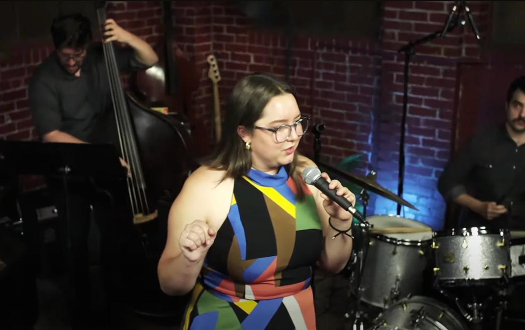 YouTube video thumbnail of Joie Bianco performing solo